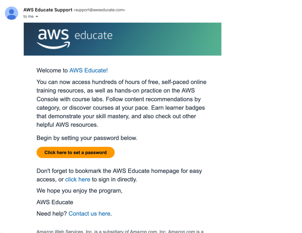 ساخت اکانت ای دبلیو اس دوره. aws